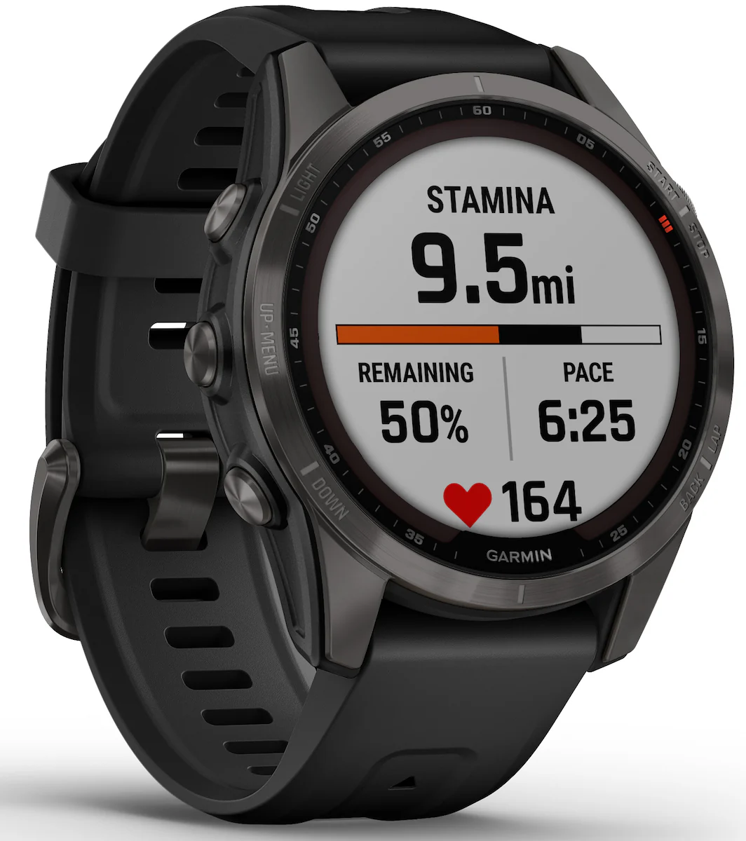 Garmin Watch Fenix 7S Sapphire Solar Carbon Gray DLC D - Image 10