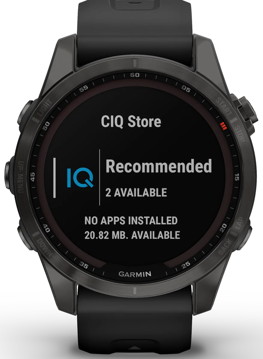 Garmin Watch Fenix 7S Sapphire Solar Carbon Gray DLC D - Image 7