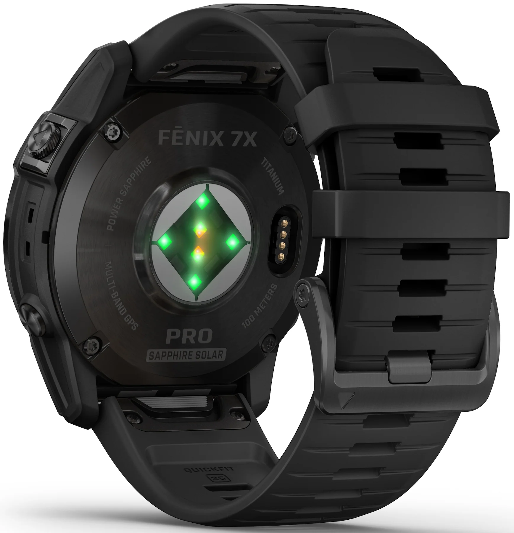 Garmin Fenix 7X Pro Sapphire Solar Carbon Grey Titanium Watch - Image 3