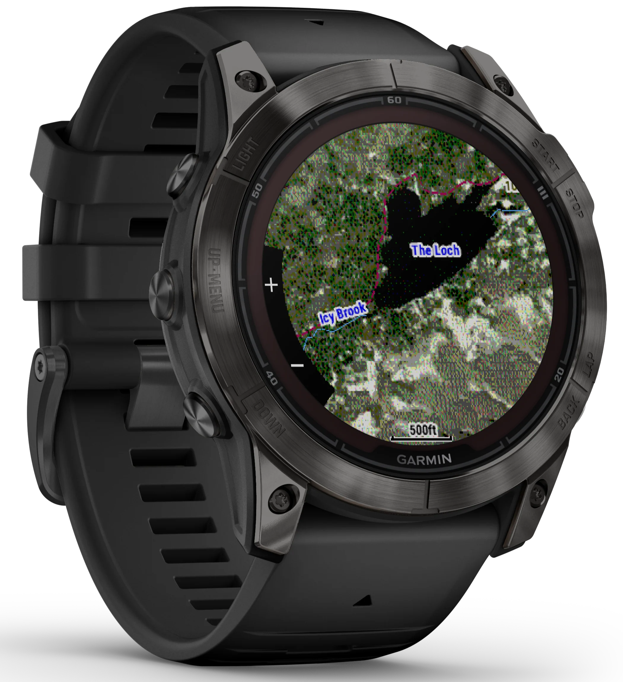 Garmin Fenix 7X Pro Sapphire Solar Carbon Grey Titanium Watch - Image 6