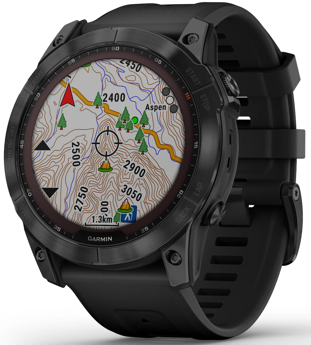 Garmin Watch Fenix 7X Sapphire Solar Black Titanium D