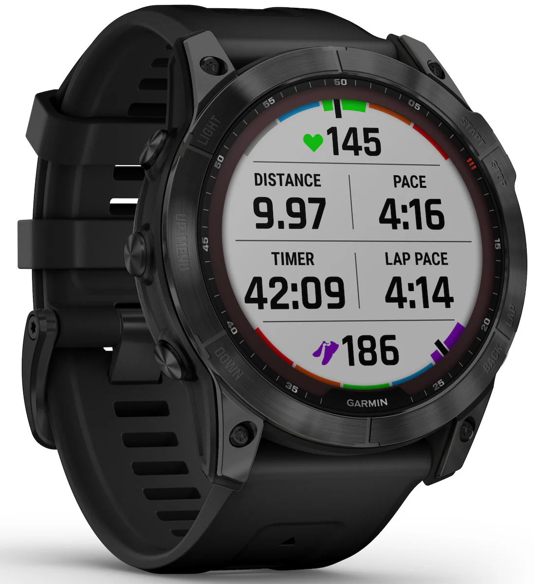 Garmin Watch Fenix 7X Sapphire Solar Black Titanium D - Image 9