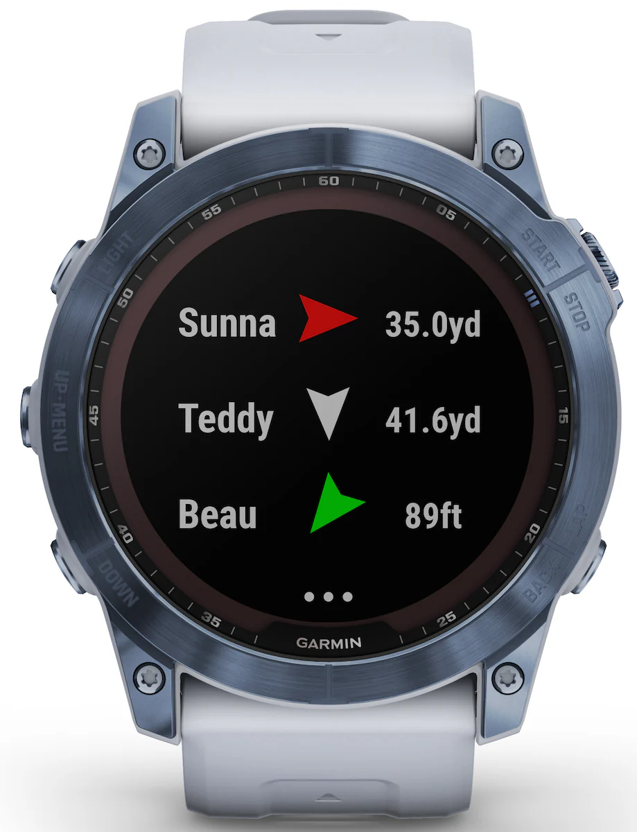 Garmin Watch Fenix 7X Sapphire Solar Whitestone Titanium - Image 2