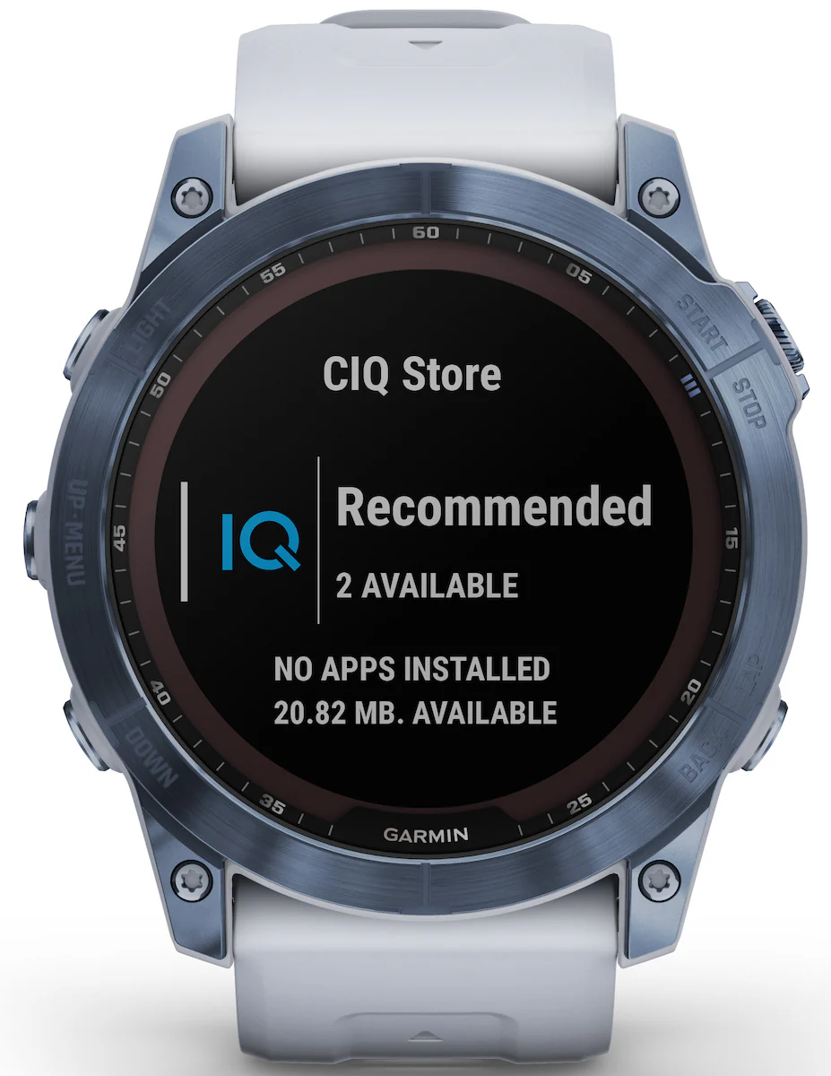 Garmin Watch Fenix 7X Sapphire Solar Whitestone Titanium - Image 5