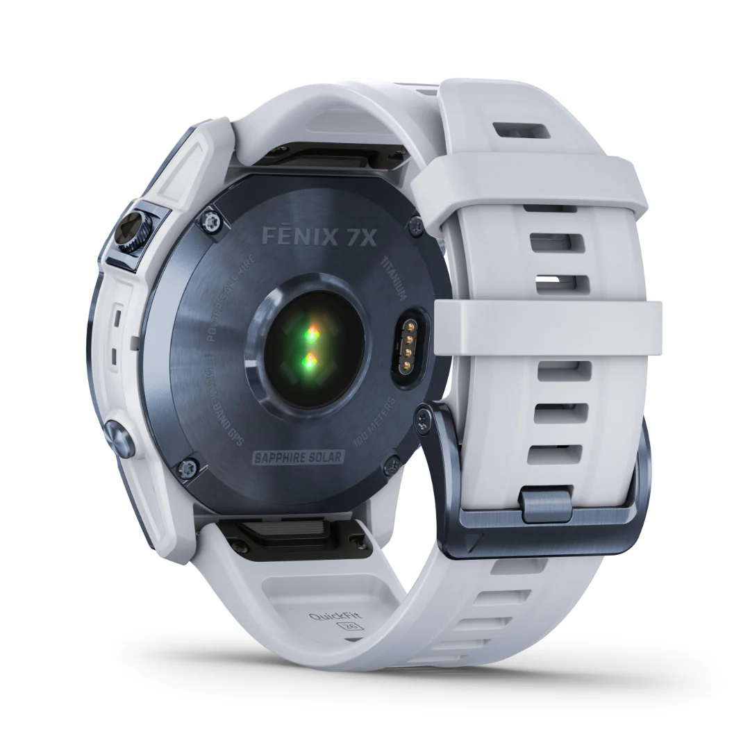 Garmin Watch Fenix 7X Sapphire Solar Whitestone Titanium - Image 9