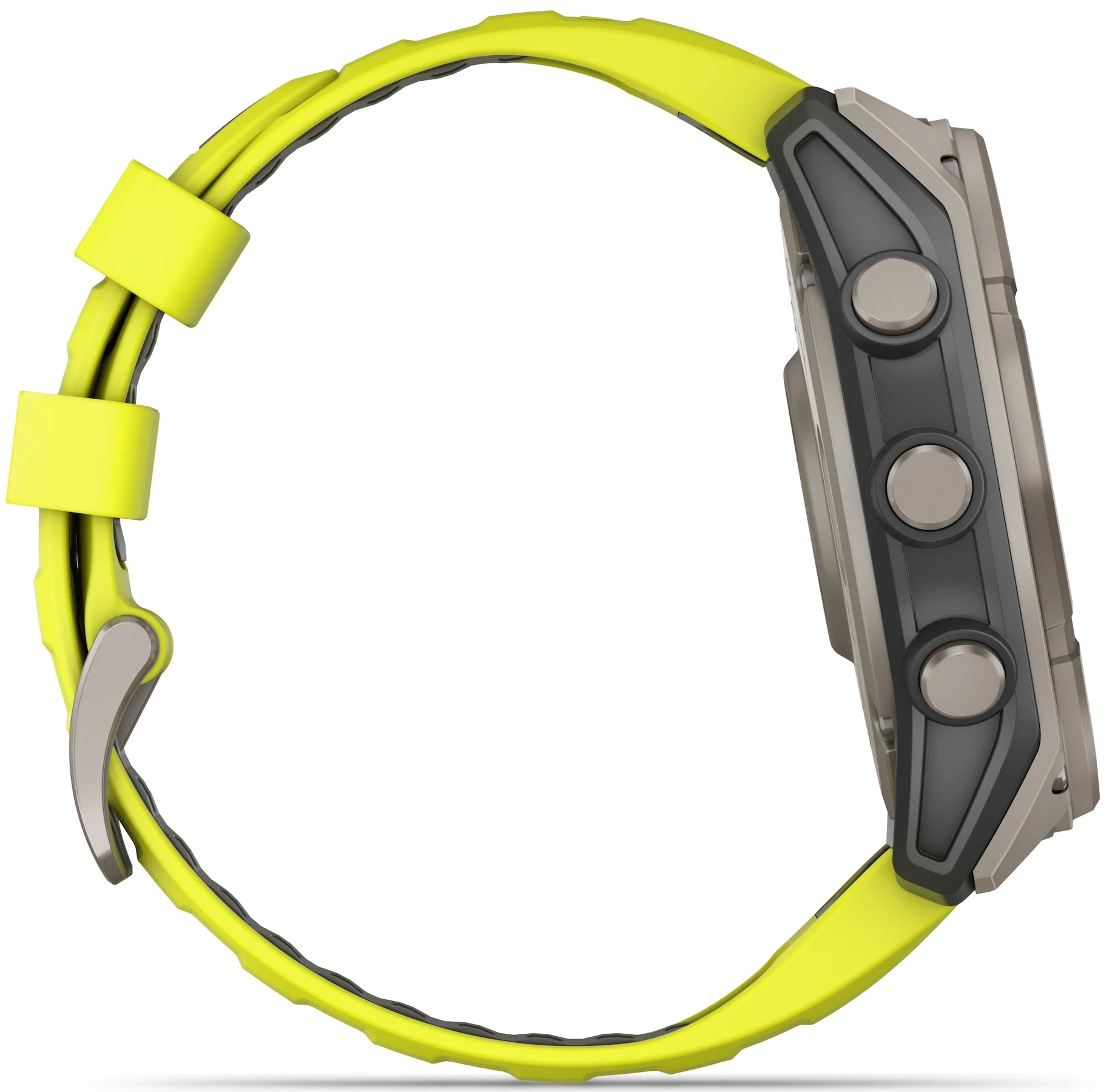 Garmin Fenix 8 51mm Sapphire Solar Titanium Amp Yellow Graphite Silicone Watch - Image 8