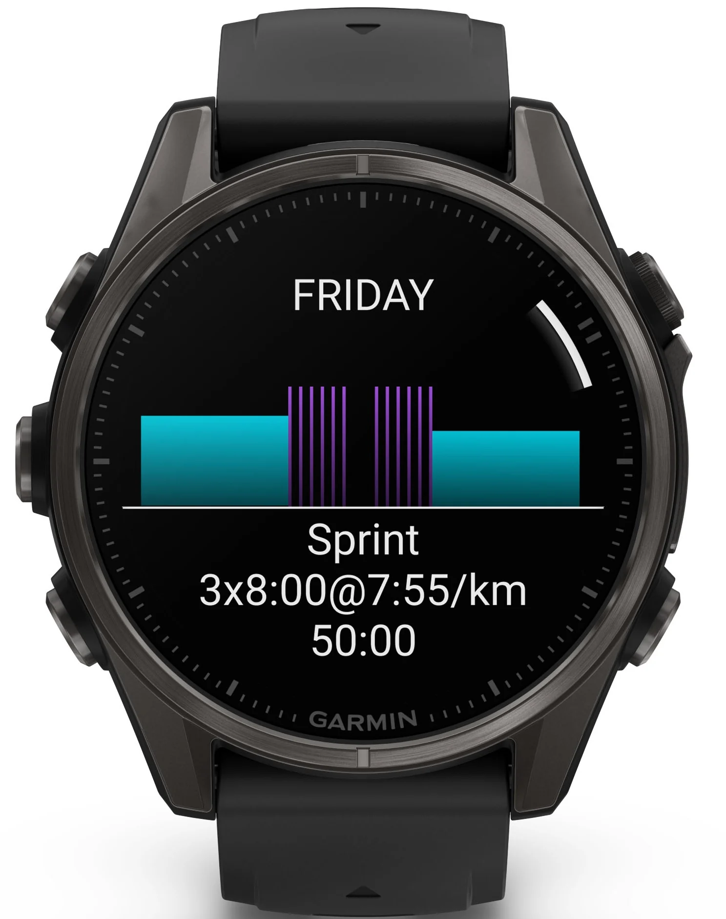 Garmin Fenix 8 43mm Sapphire AMOLED Carbon Grey DLC titanium Black Pebble Grey Silicone Watch - Image 4