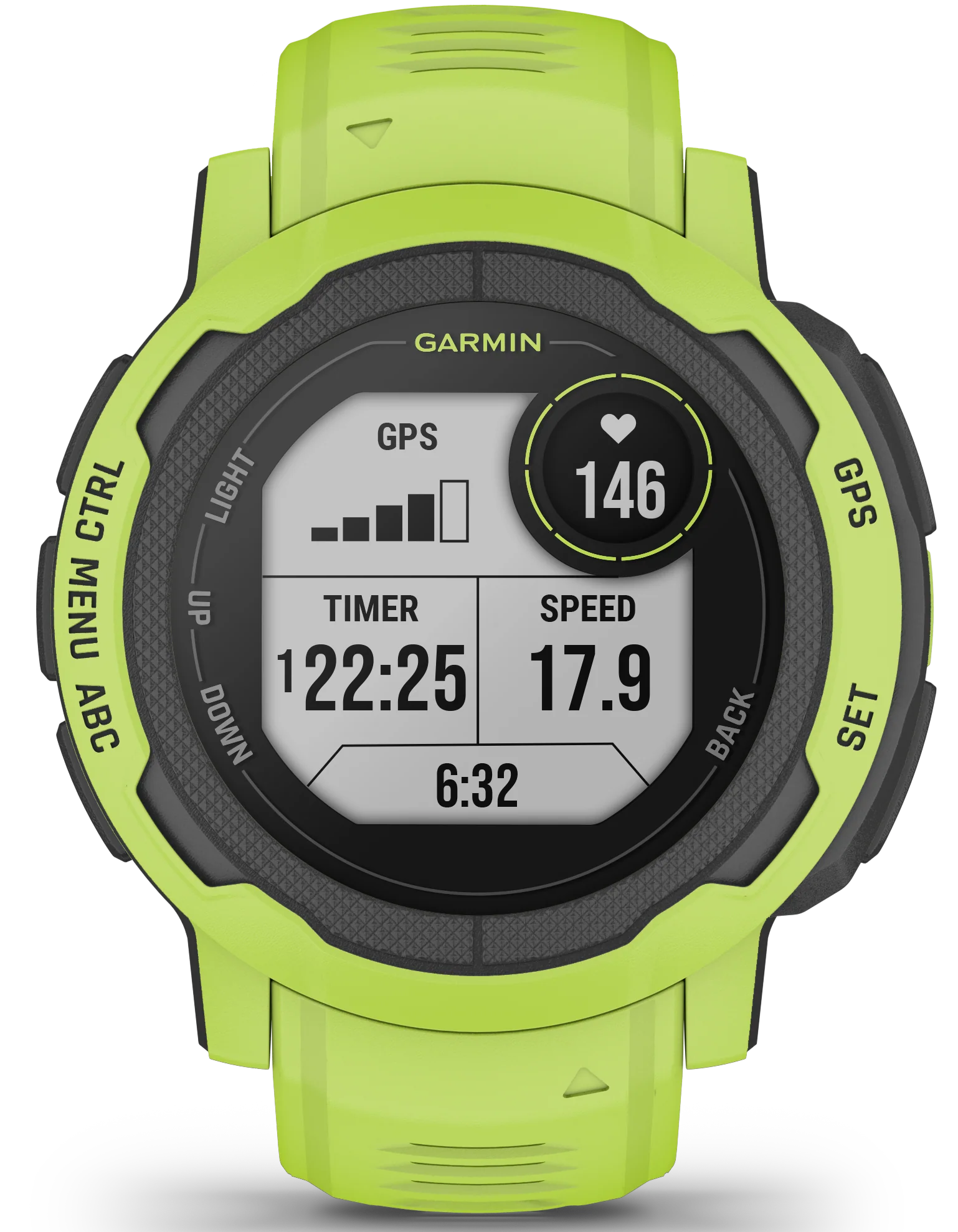 Garmin Instinct 2 GPS Electric Lime Smartwatch - Image 4