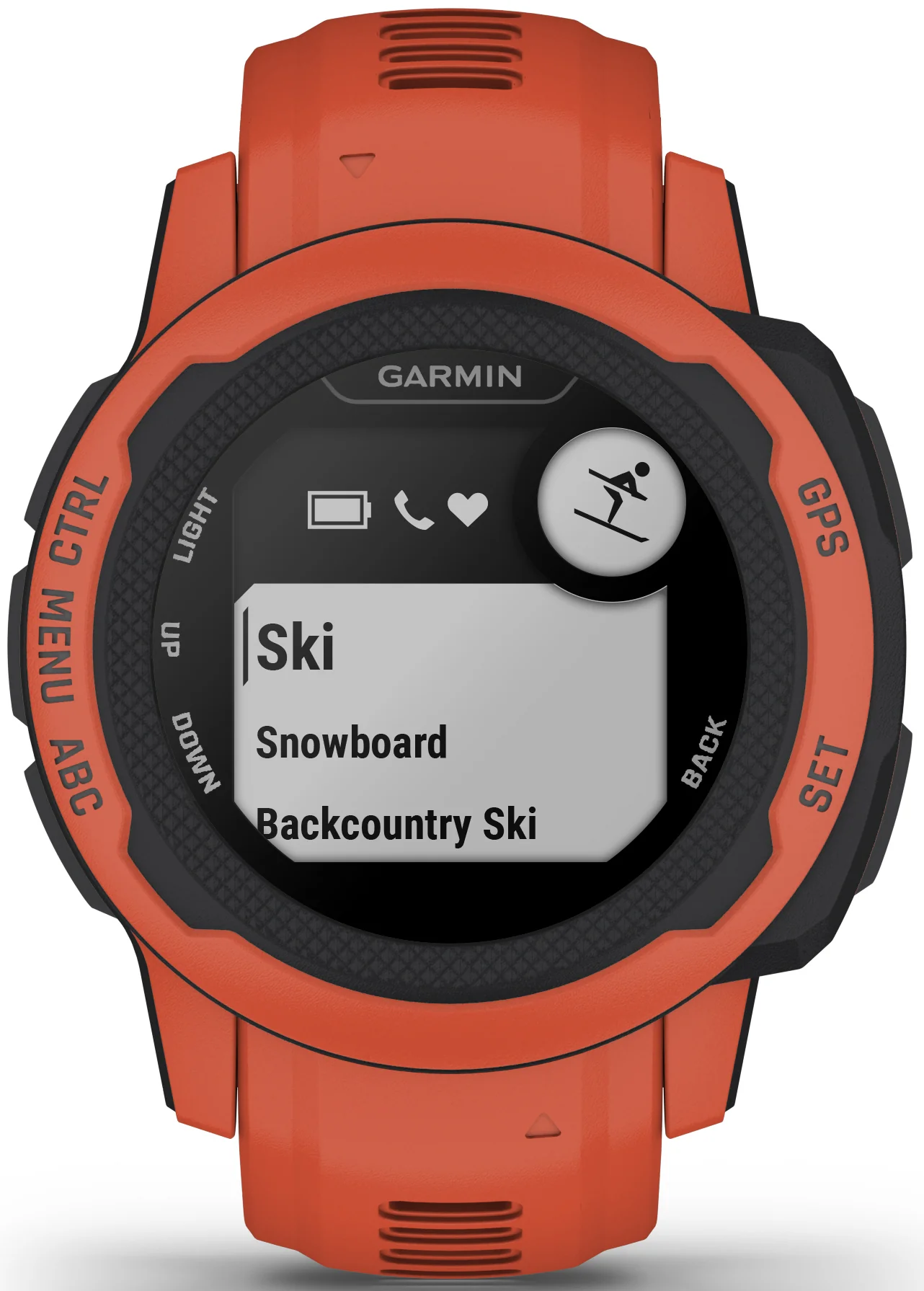 Garmin Instinct 2S GPS Poppy Smartwatch Watch - Image 2