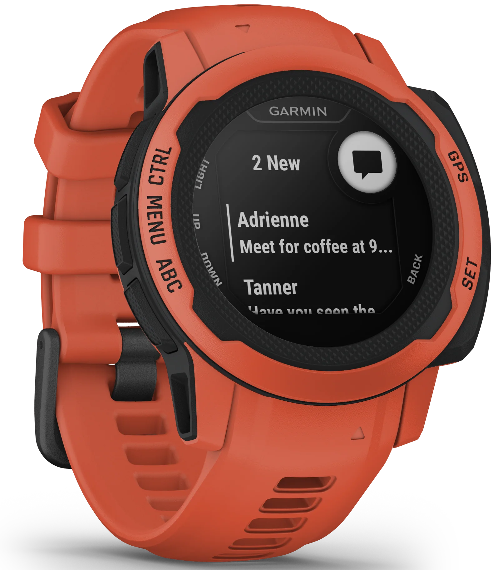 Garmin Instinct 2S GPS Poppy Smartwatch Watch - Image 5
