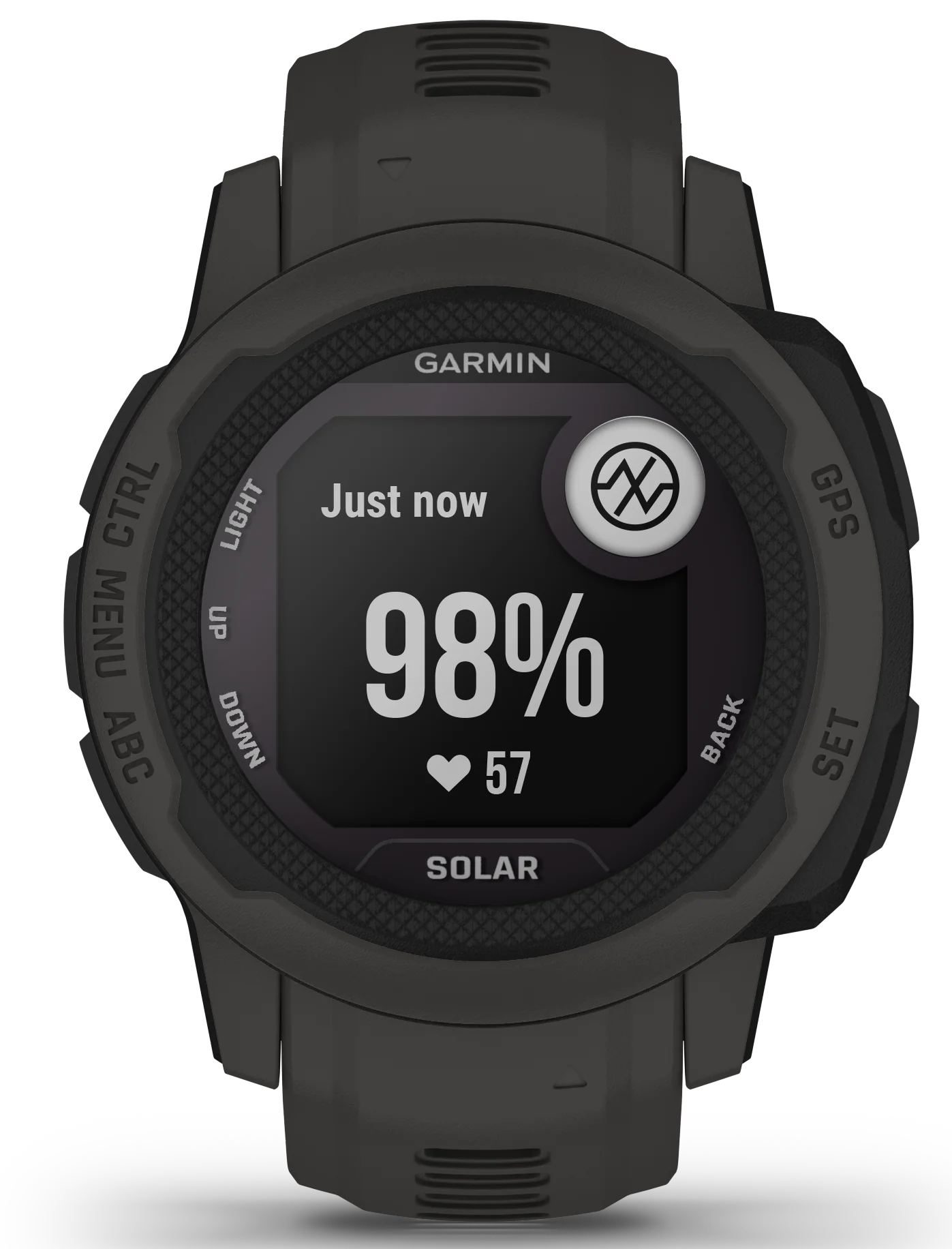 Garmin Watch Instinct 2S Solar GPS Graphite Smartwatch D - Image 2