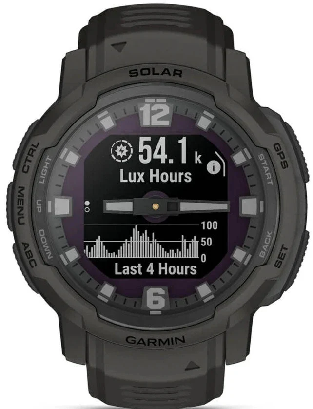 Garmin Instinct Crossover Solar Graphite Watch - Image 8