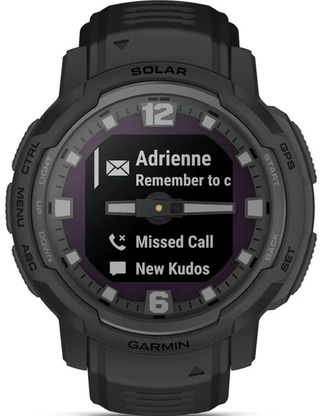 Garmin Instinct Crossover Solar Tactical Edition Black Watch - Image 9