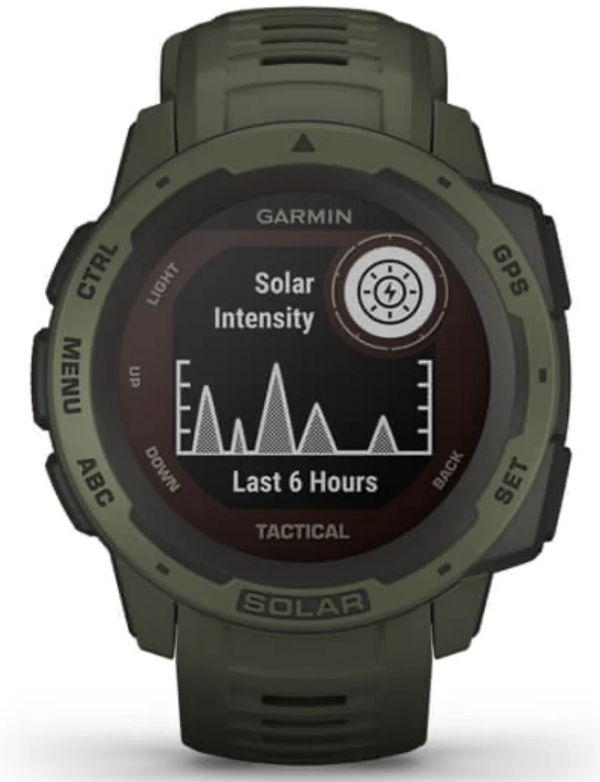 Garmin Watch Instinct Solar Tactical Moss Edition - Image 2
