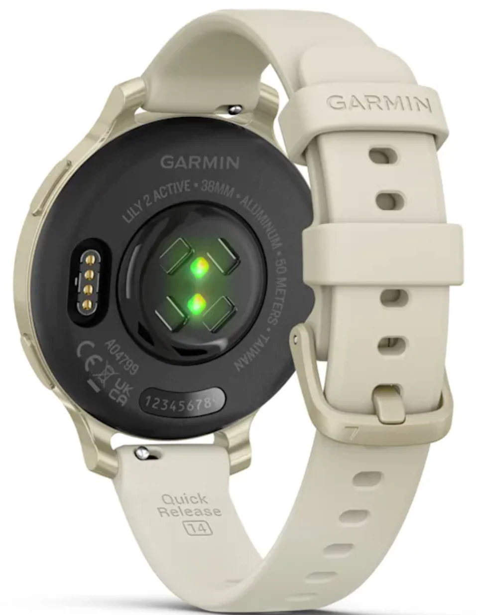 Garmin Lily 2 Active Lunar Gold and Bone Watch - Image 3