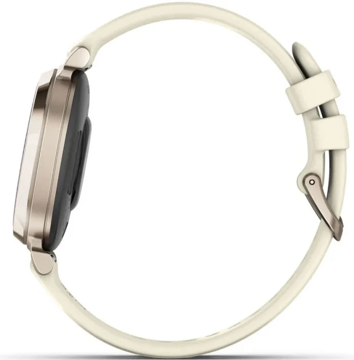 Garmin Lily 2 Cream Gold Coconut Silicone Watch - Image 8