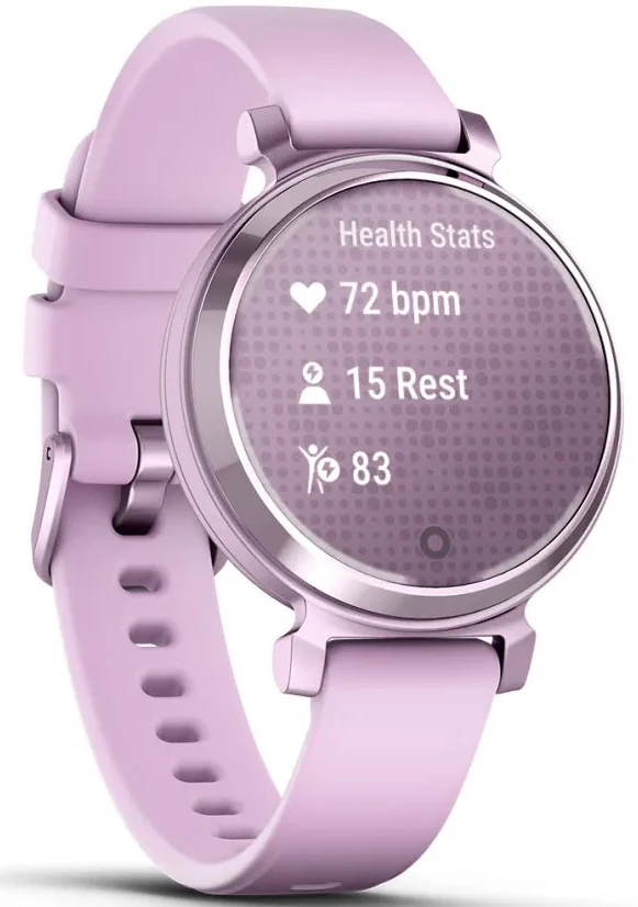 Garmin Lily 2 Metallic Lilac Lilac Silicone Watch - Image 3
