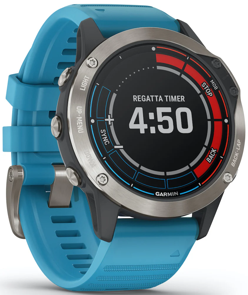 Garmin Watch Quatix 6 Sapphire Titanium Grey Titanium Band Smartwatch - Image 7