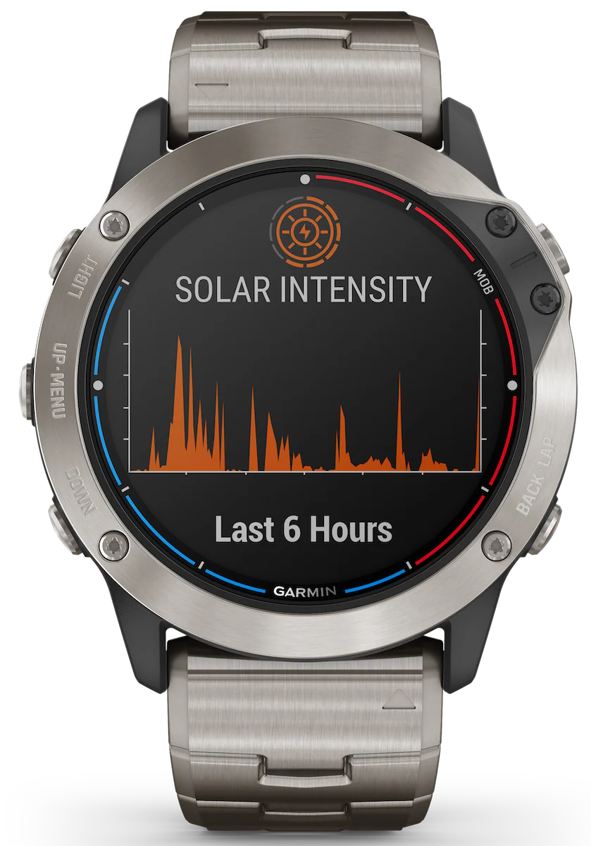 Garmin Watch Quatix 6X Solar Titanium Smartwatch D - Image 4