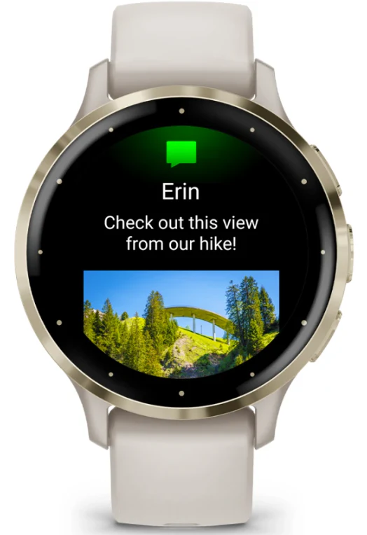 Garmin Venu 3S Soft Gold Smartwatch Watch - Image 3