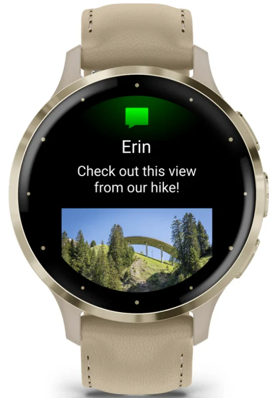 Garmin Venu 3S Soft Gold Smartwatch Watch - Image 4