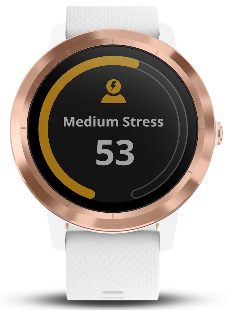 Garmin Watch Vivoactive 3 White Silicone Rose Gold D - Image 3