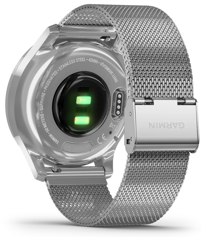 Garmin Watch Vivomove Luxe Steel Milanese Bracelet D - Image 2