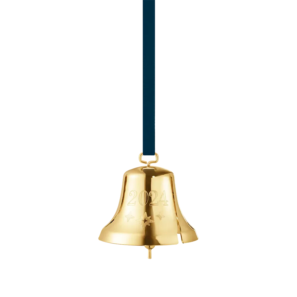 Georg Jensen Christmas Collection 2024 18ct Yellow Gold Plated Bell D - Image 2