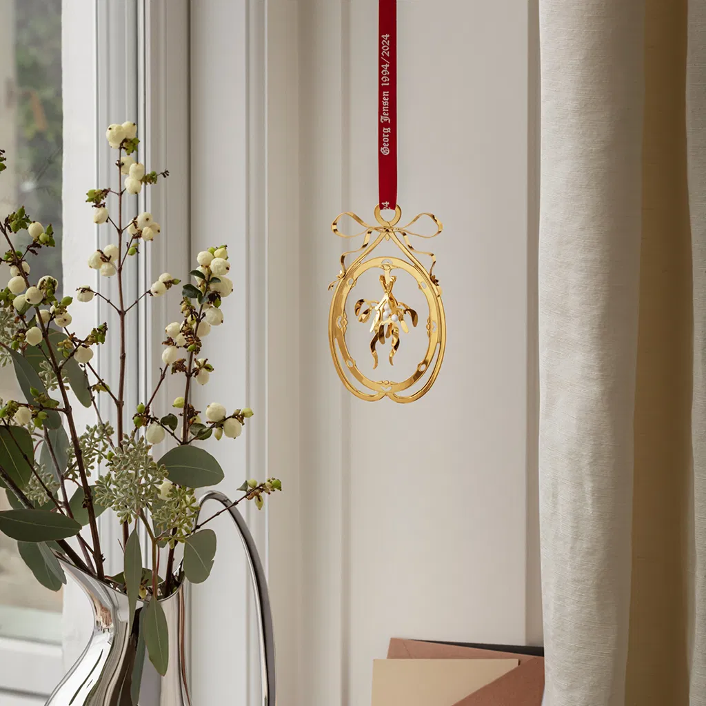 Georg Jensen Christmas Collection 2024 18ct Yellow Gold Plated Christmas Mobile 1994 D - Image 2