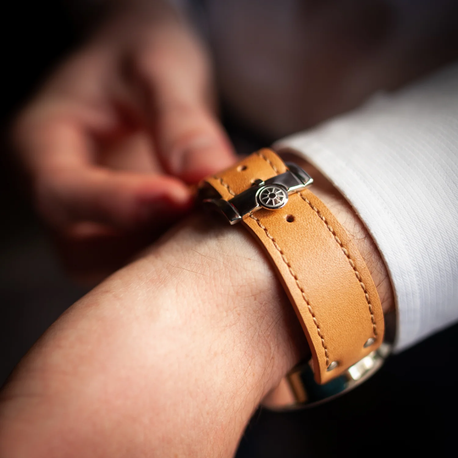 Giuliano Mazzuoli Manometro Brushed Green Watch - Image 3