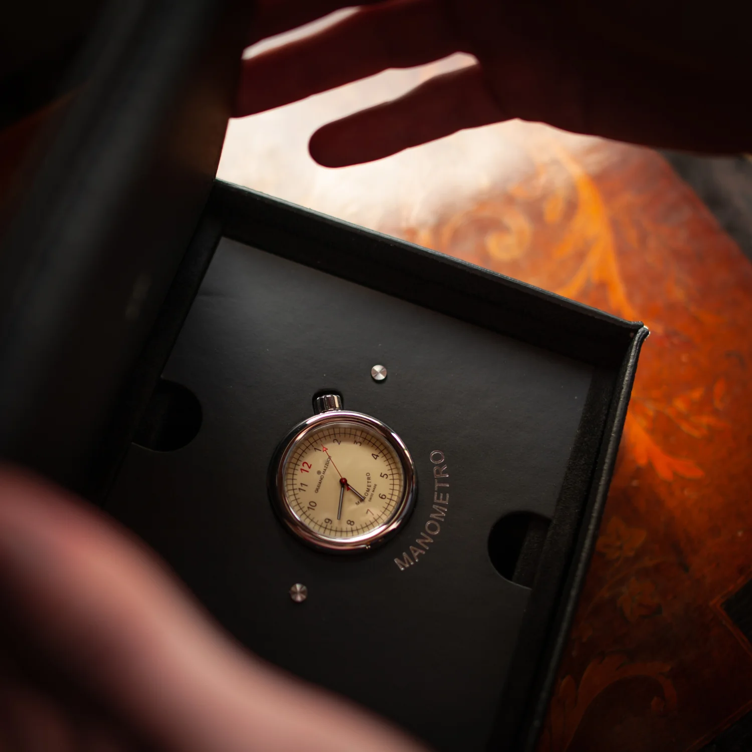 Giuliano Mazzuoli Manometro Brushed Green Watch - Image 4