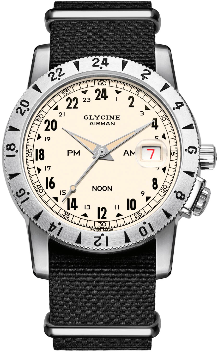 Glycine Watch Airman Noon GMT