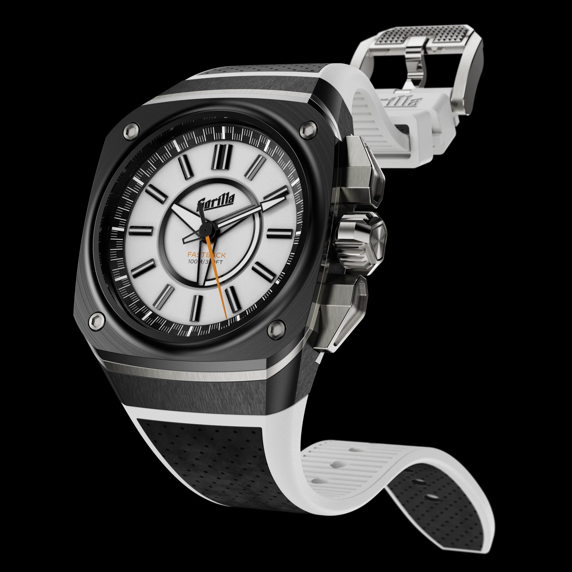 Gorilla Fastback Touring 39 Bianco Aurelia Limited Edition Watch - Image 4