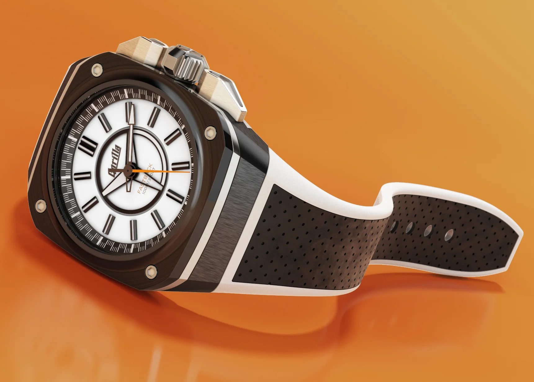 Gorilla Fastback Touring 39 Bianco Aurelia Limited Edition Watch - Image 6