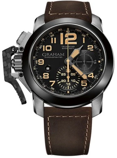 Graham Watch Chronofighter Oversize Black Sahara