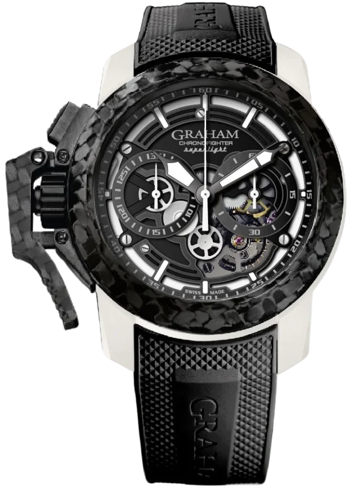 Graham Chronofighter Superlight Carbon Skeleton Watch