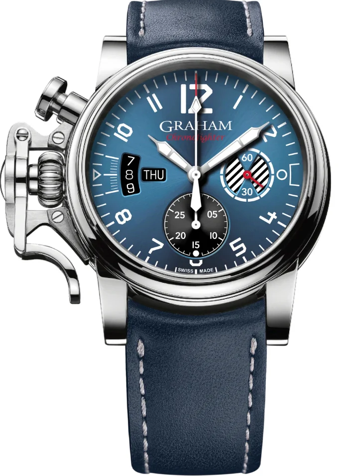 Graham Chronofighter Vintage Blue Watch