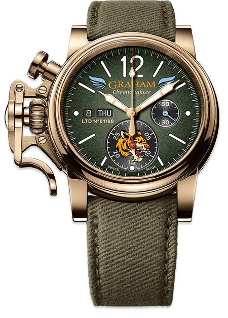 Graham Chronofighter Vintage Bronze Flying Tigers Limited Edition Watch