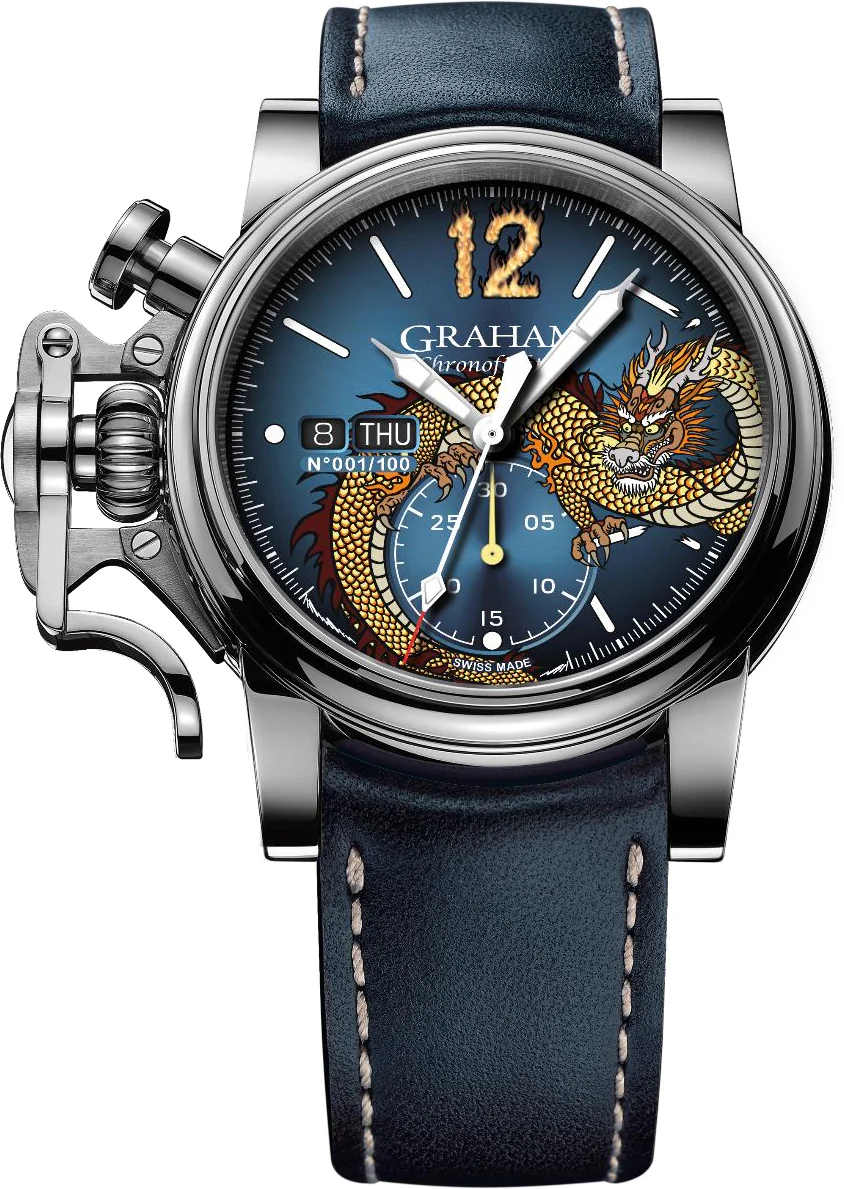 Graham Chronofighter Vintage Noseart Dragon Limted Edition Watch