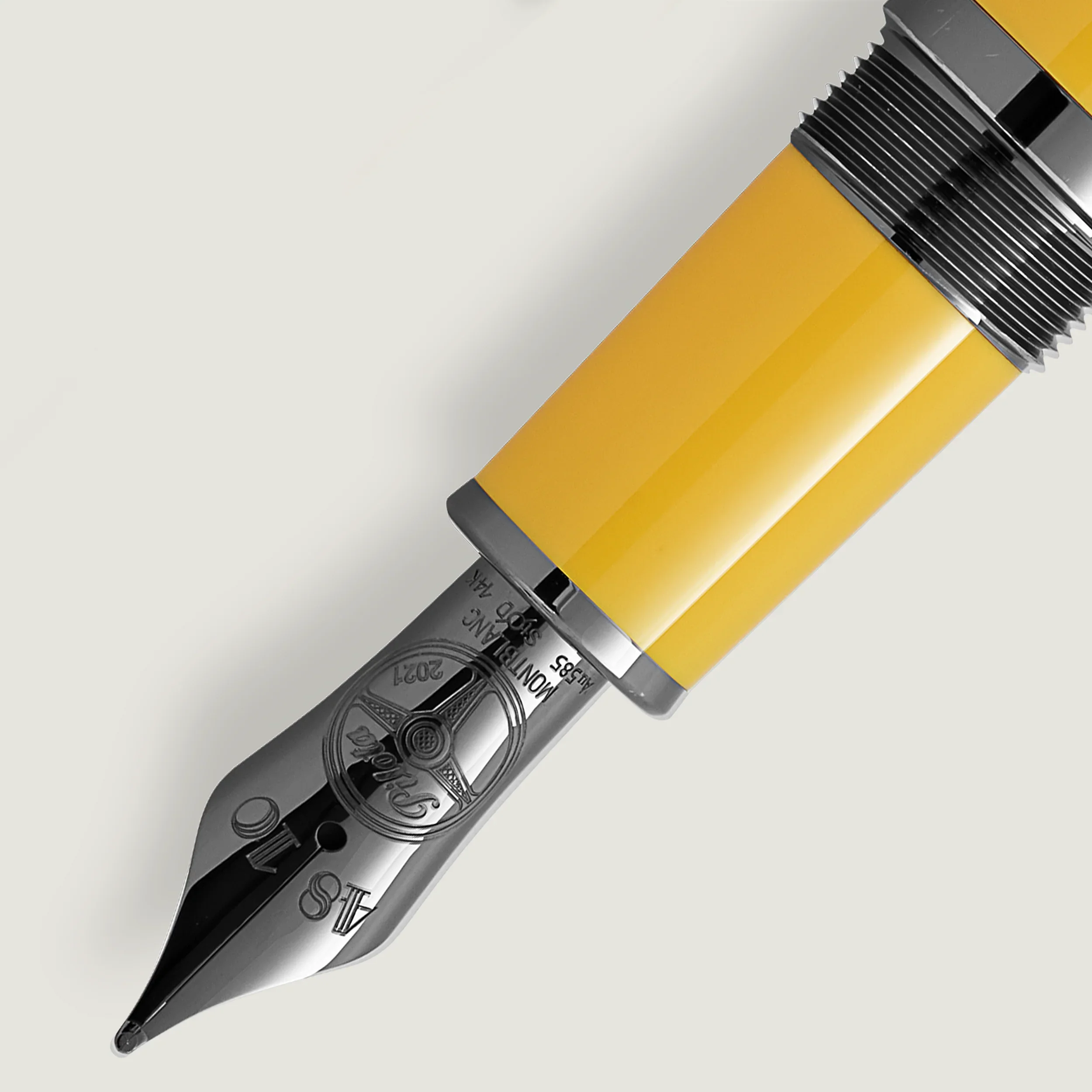 Montblanc Great Characters Enzo Ferrari Special Edition Giallo Modena Fountain Pen M - Image 3