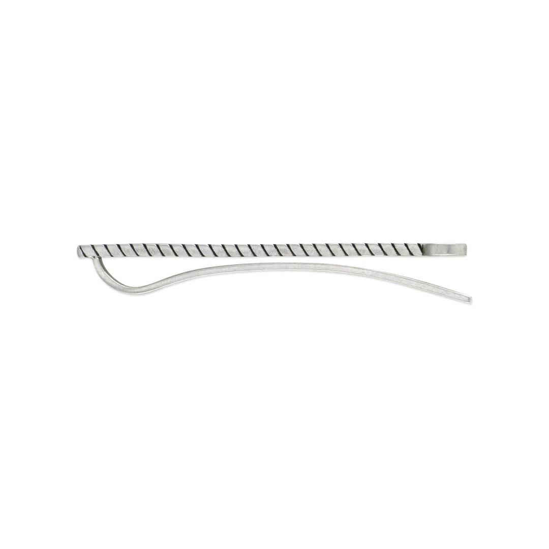Gucci Interlocking G Motif Sterling Silver Tie Bar D - Image 2