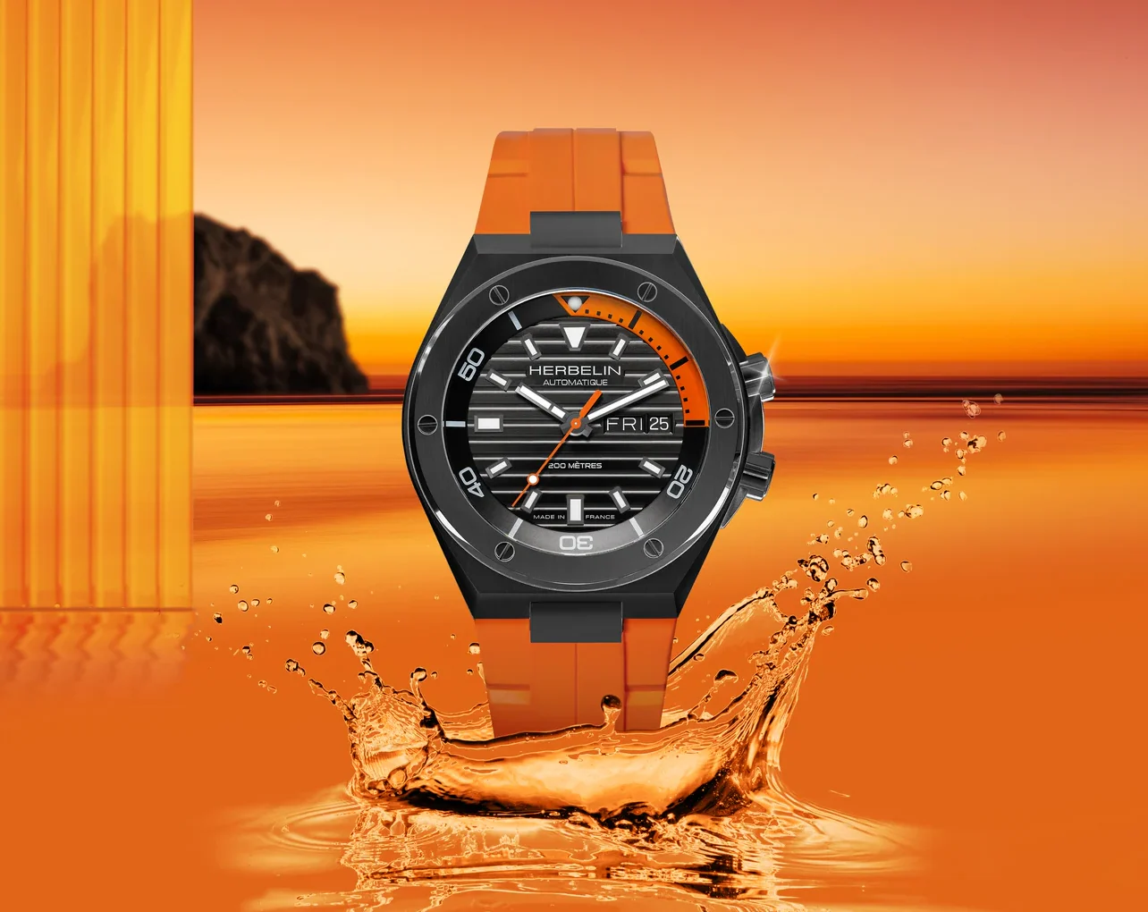 Herbelin Cap Camarat Diver Automatic Watch - Image 4