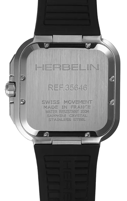 Herbelin Cap Camarat Square Chronograph Watch - Image 2
