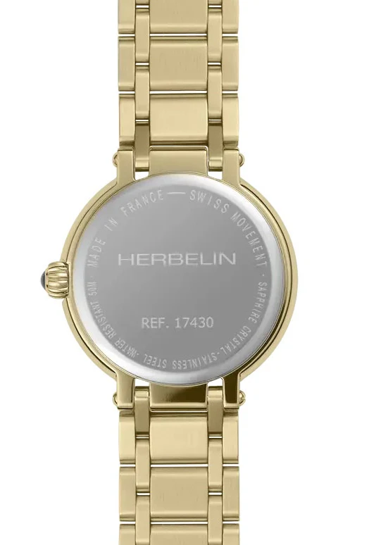 Herbelin Galet Yellow Gold PVD Watch - Image 3