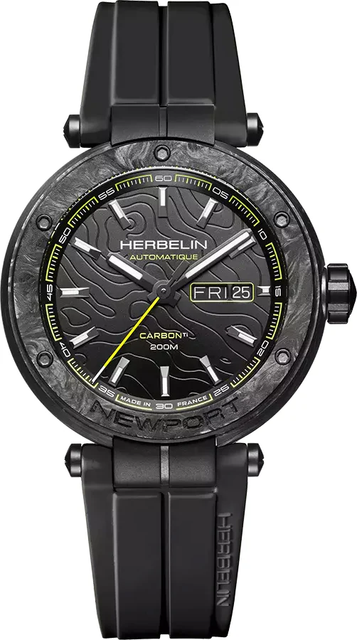 Herbelin Newport Carbon Titanium Watch