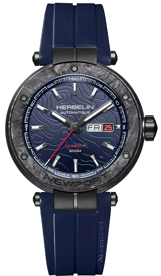 Herbelin Newport Carbon Titanium Watch