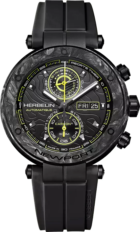 Herbelin Newport Carbon Titanium Watch