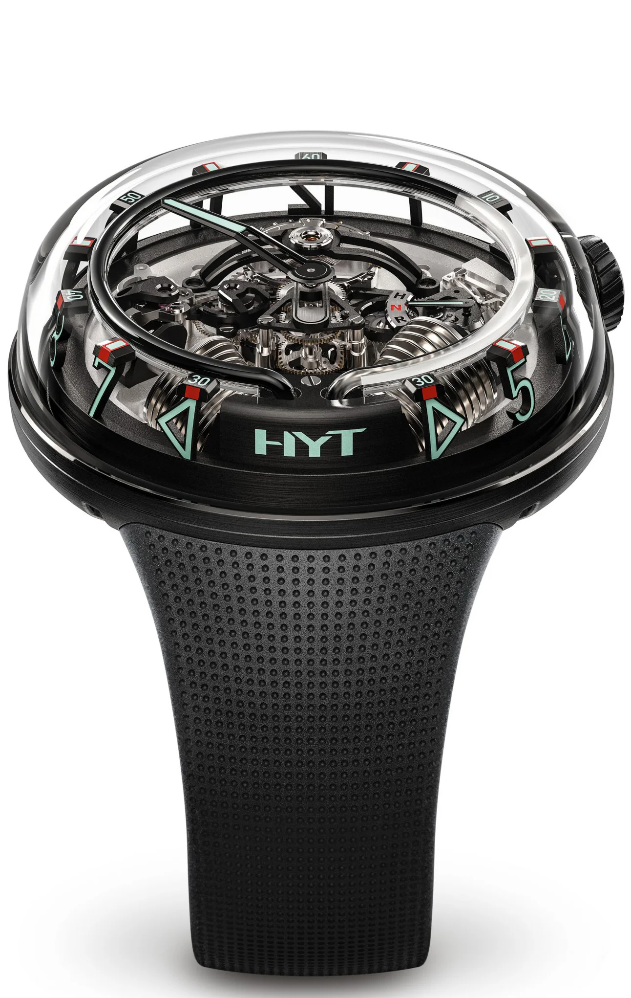 HYT Watches H2.0 Silver Black Limited Edition