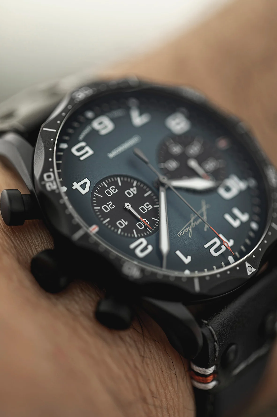 Junghans Meister Pilot Automatic Navy Blue Watch - Image 6