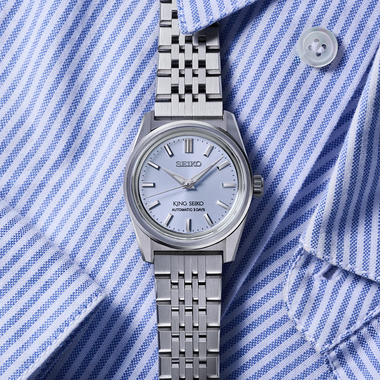 King Seiko KSK 6R in Preppy Blue Watch - Image 6